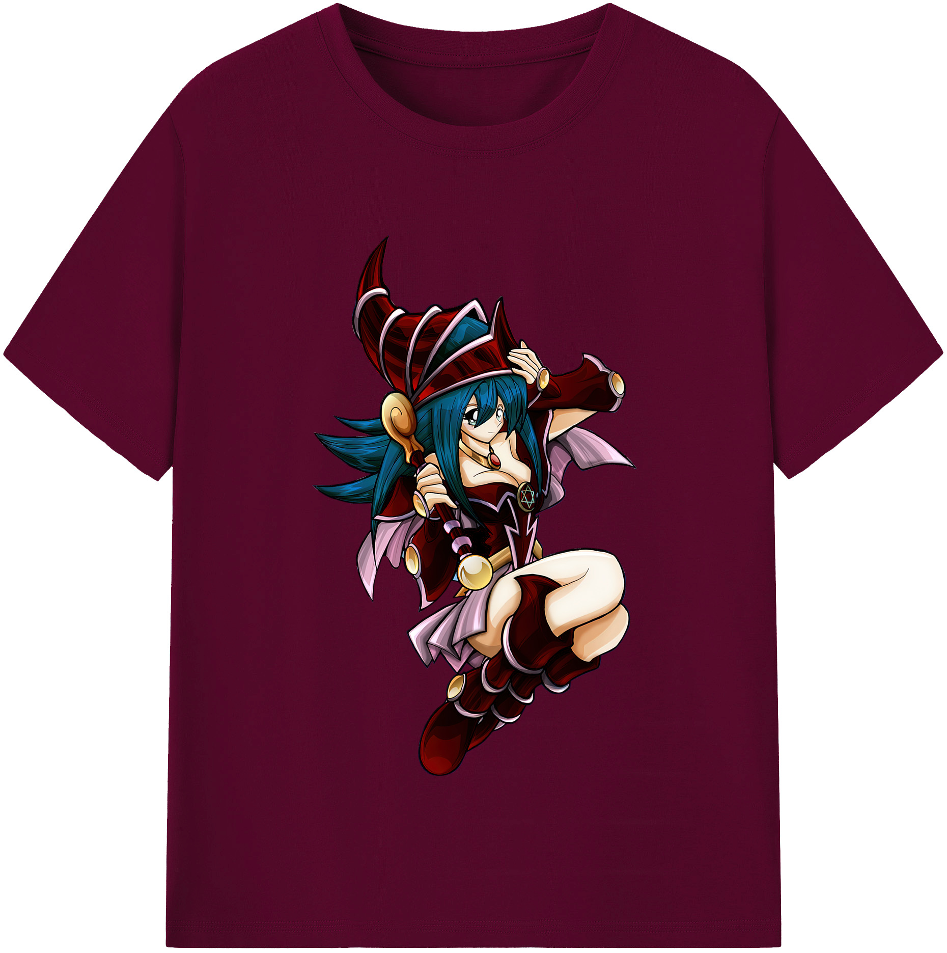 （画像用） 遊☆戯☆王 Yu-Gi-Oh! レディースカジュアルプリントTシャツ（綿100％）